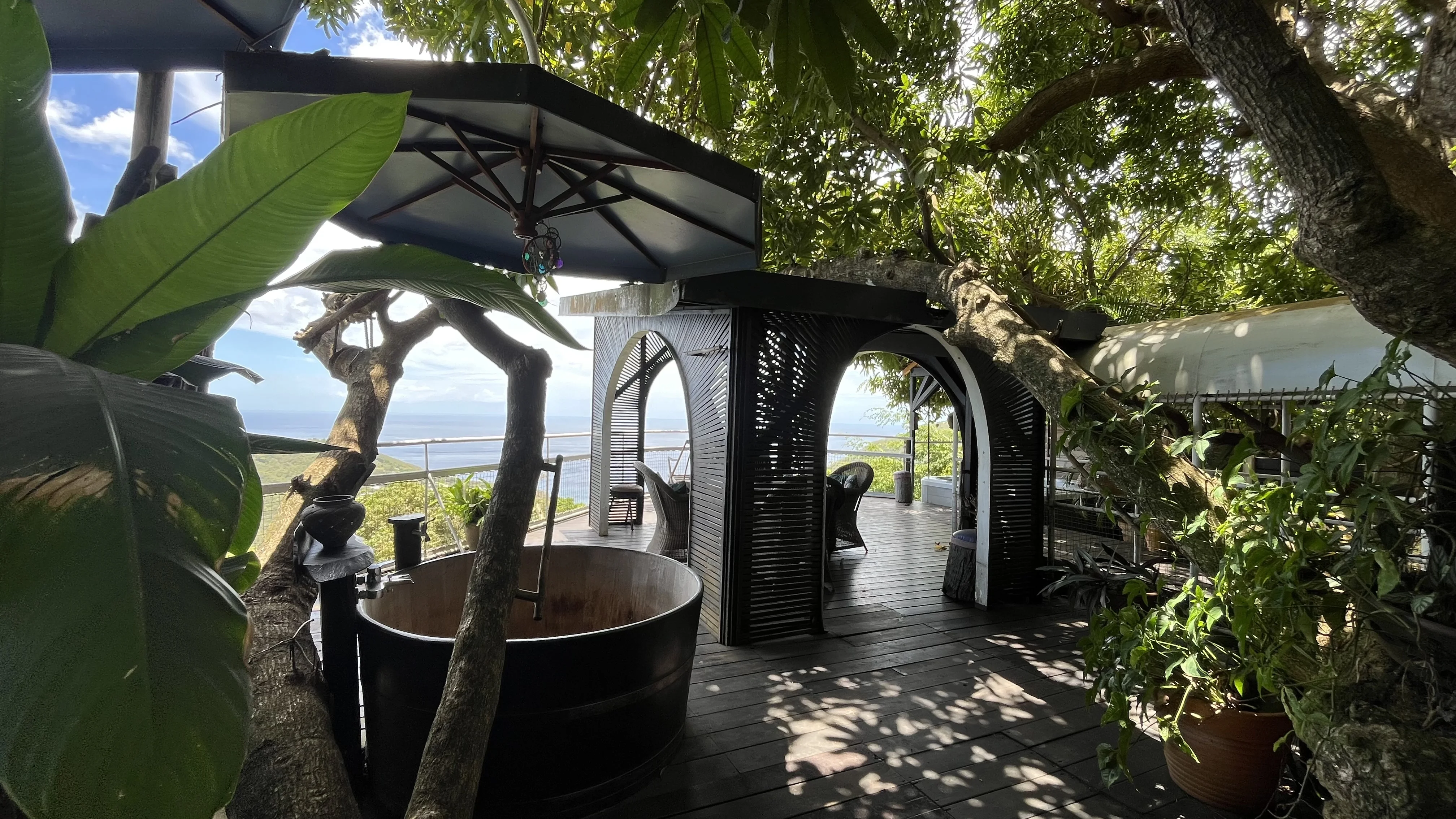 Tendacayou, treehouse ecolodge in Deshaies, Guadeloupe